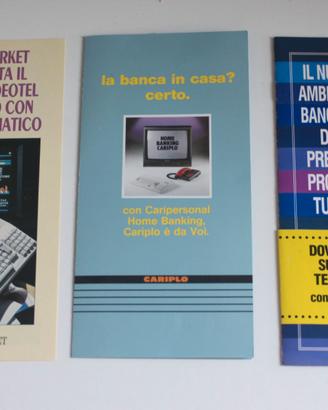 Lotto Brochure Depliant PHILIPS Telematico Postalm
