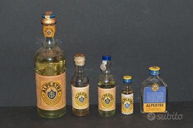 ALPESTRE cl.50 1961 sigillo e bottigliette vintage