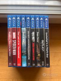 Lotto giochi PS4 + Hard disk 1TB