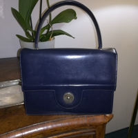 Borsa a mano blu marchio Albanese