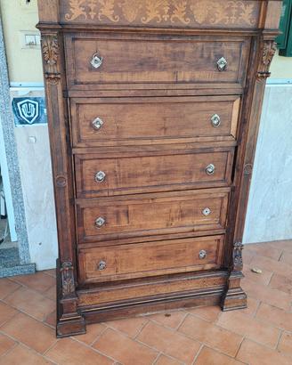 Cassettiera Umbertino 800 in noce