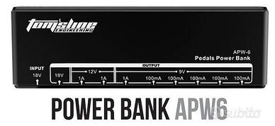 TOM'S LINE APW6 - Alimentatore per pedalboard