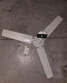 Ventilatore a pale elettrico per soffitto