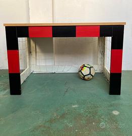 Scrivania calcio artigianale cameretta ragazzo