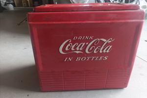 Ghiacciaia coca cola portatile vintage