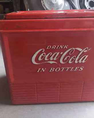 Ghiacciaia coca cola portatile vintage