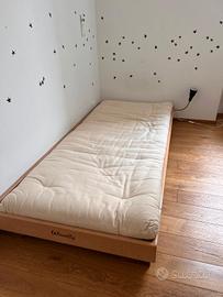 Letto basso Woodly
