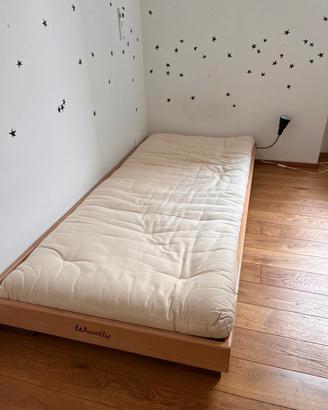 Letto basso Woodly