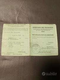 libretto piaggio ciao px 1979