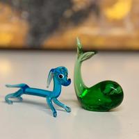 Animali in vetro di Murano vintage