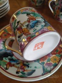 Tazzine da caffè in fine porcellana cinese