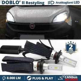 Lampade LED H7 per Fiat Doblò 2 2015> CANbus 6500K