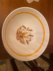 Grande insalatiera porta frutta ceramica decorata
