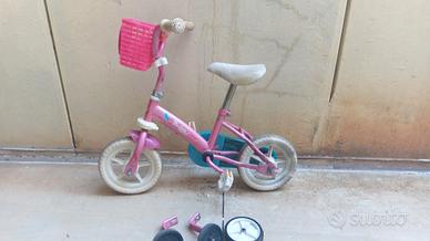 Bicicletta bambina 3-6 anni con rotelle