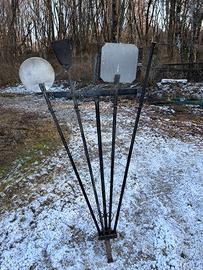 Set di attrezzi per forno a legna