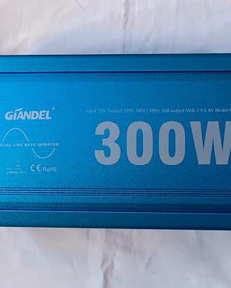 🔌 Inverter a Onda Sinusoidale Pura 300W