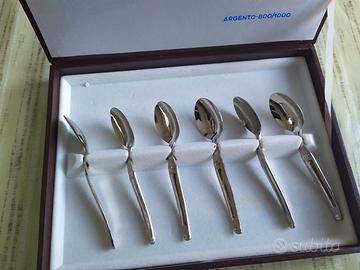 cucchiaini in argento 1000