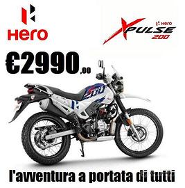 Hero XPulse 200 4 valvole TUA A PARTIRE DA € 64 AL