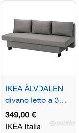 Alvdalen divano ikea