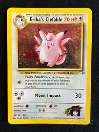 Pokemon Erika's Clefable 3/132 Gym Heroes ING