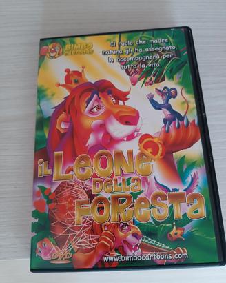 DVD "Il leone della foresta" cartone animato 
