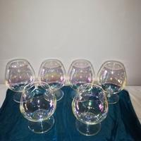 Bicchieri da Cognac in vetro di Murano