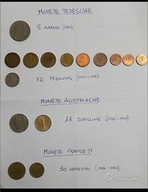 monete Tedesche, Austriache, Francesi