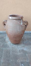 Antica giara terracotta Toscana alta 55 cm