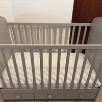 Lettino 60x120 con materasso