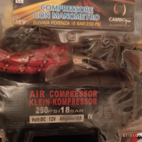 Mini compressore portatile 12V auto