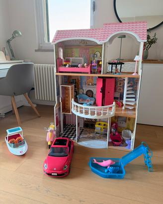 Casa Barbie con mobili e accessori