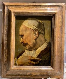 RITRATTO D’UOMO CON COPRICAPO E PELLICCIA