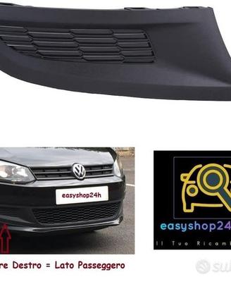 Griglia Tappo Paraurti Anteriore VW Polo 6R 09-13