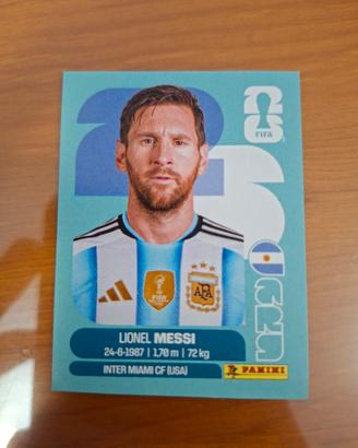 MESSI figurina mondiali 2026 Calciatori Panini