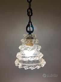 Antica lampada a sospensione Barovier