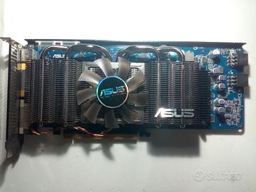 Scheda video gaming vintage Asus gtx9800+ 512mb
