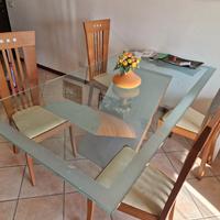 Tavolo in vetro 195x105