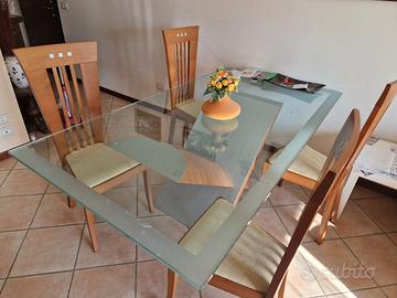 Tavolo in vetro 195x105