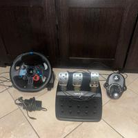 volante logitech g29 con cambio manuale