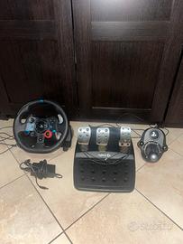 volante logitech g29 con cambio manuale