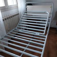 Letto disabili con manovella alzatesta e sponde