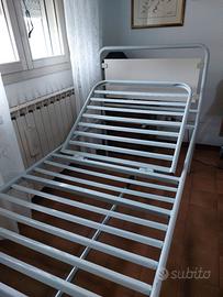 Letto disabili con manovella alzatesta e sponde