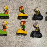 Personaggi sorpresine serie “Smile & Go” Kinder zF