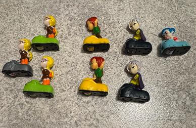 Personaggi sorpresine serie “Smile & Go” Kinder zF