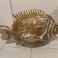 Complemento d’arredo pesce in gesso