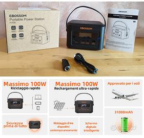 Centrale Elettrica Portatile 120W - Nuovo