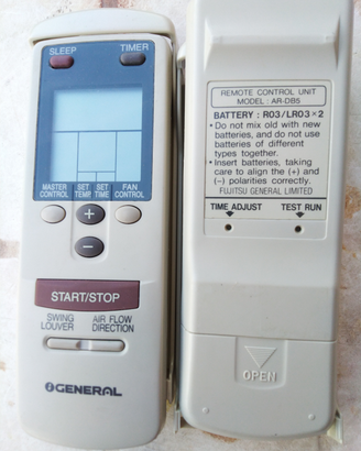 2 telecomandi climatizzatore General