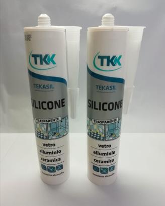 Set 2 Tubi Silicone Trasparente -Nuovo-