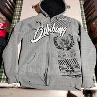 felpa billabong con zip e cappuccio