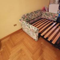 Divano letto con rete ortopedica